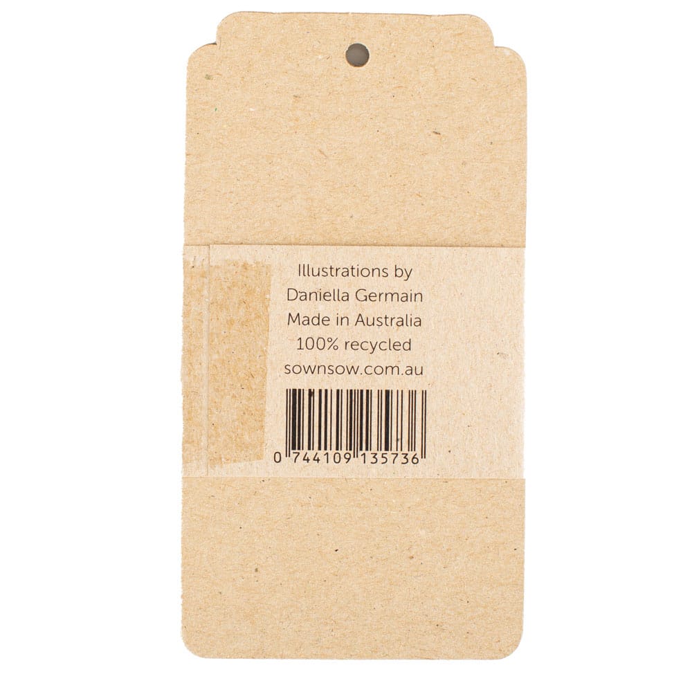Merry Xmas Blooms Gift Tag - 10 Pack (ws) - Image 4
