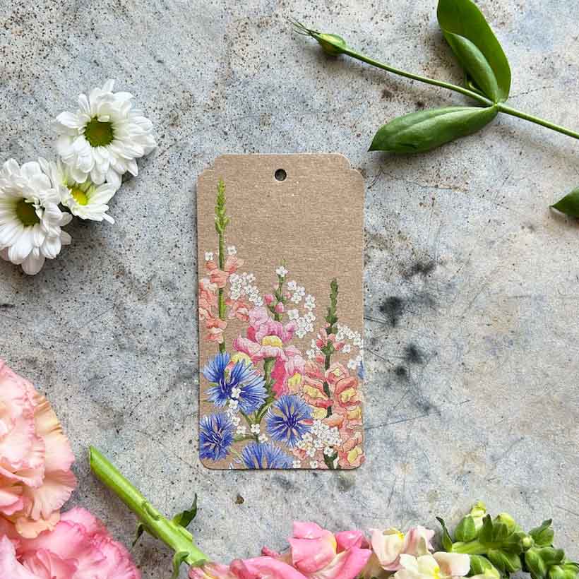 Spring Blooms Gift Tag - 10 Pack (ws) - Image 3
