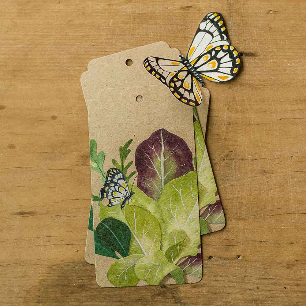 Leafy Greens Gift Tag - 10 Pack (ws) - Image 4