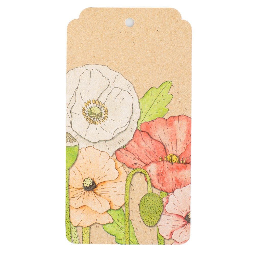 Poppy Gift Tag