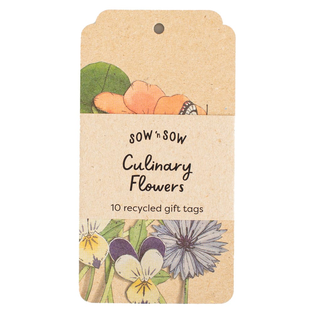 Culinary Flowers Gift Tag