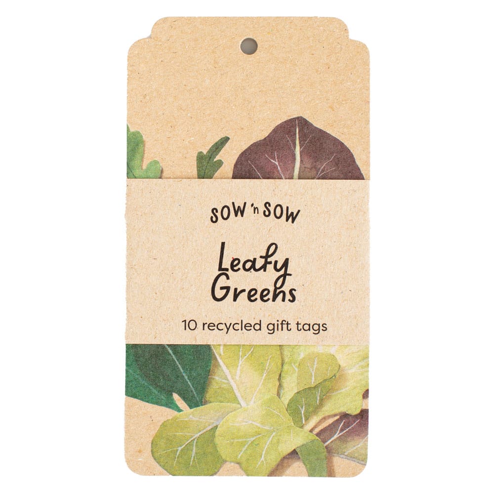 Leafy Greens Gift Tag - 10 Pack (ws)