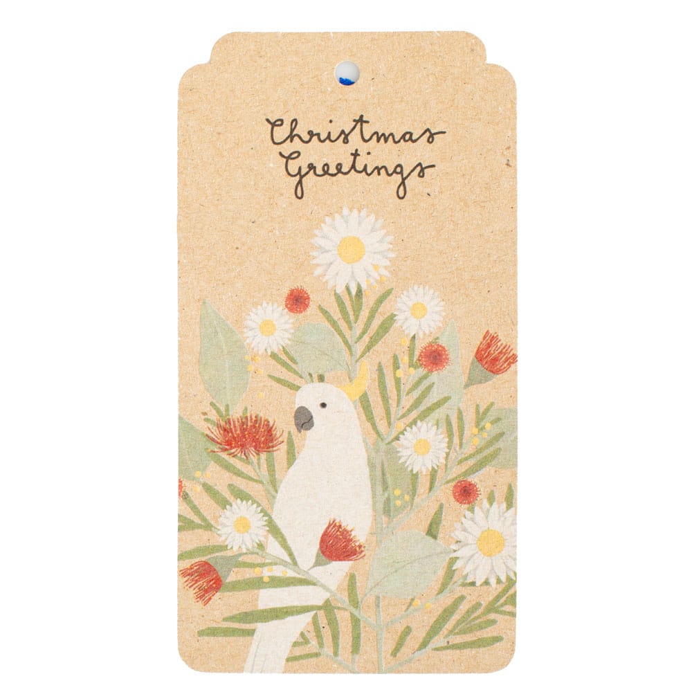 Christmas Greetings Gift Tag