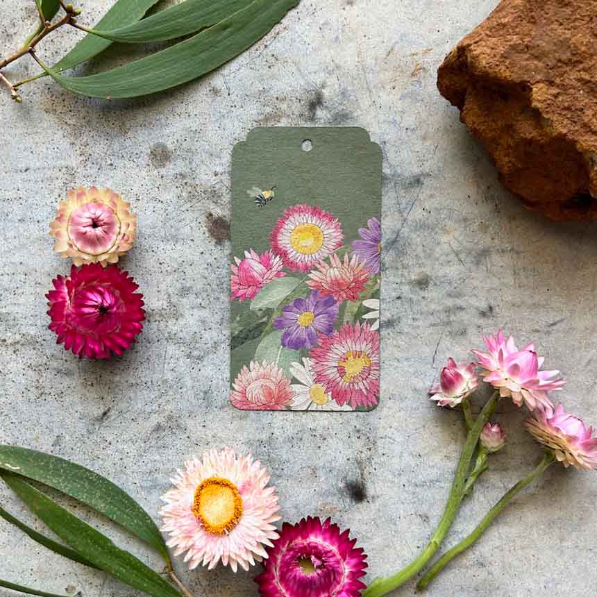 Native Blooms Gift Tag - 10 Pack (ws) - Image 3